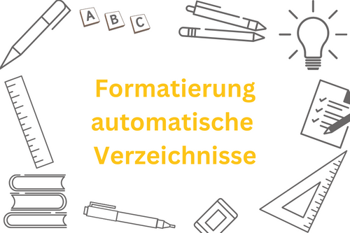 Automatische Verzeichnisse