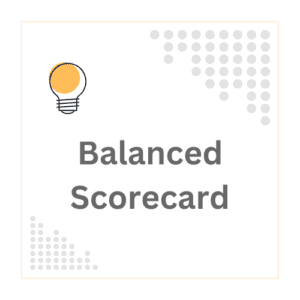Die Balanced Scorecard ist ein strategisches Management- und Messsystem, das aus vier Perspektiven besteht: finanzielle Perspektive, Kundenperspektive, interne Prozessperspektive und Lern- und Wachstumsperspektive. Sie hilft Unternehmen dabei, ihre Vision und Strategie in konkrete Ziele umzusetzen und diese mithilfe von Leistungsindikatoren zu verfolgen und zu messen.