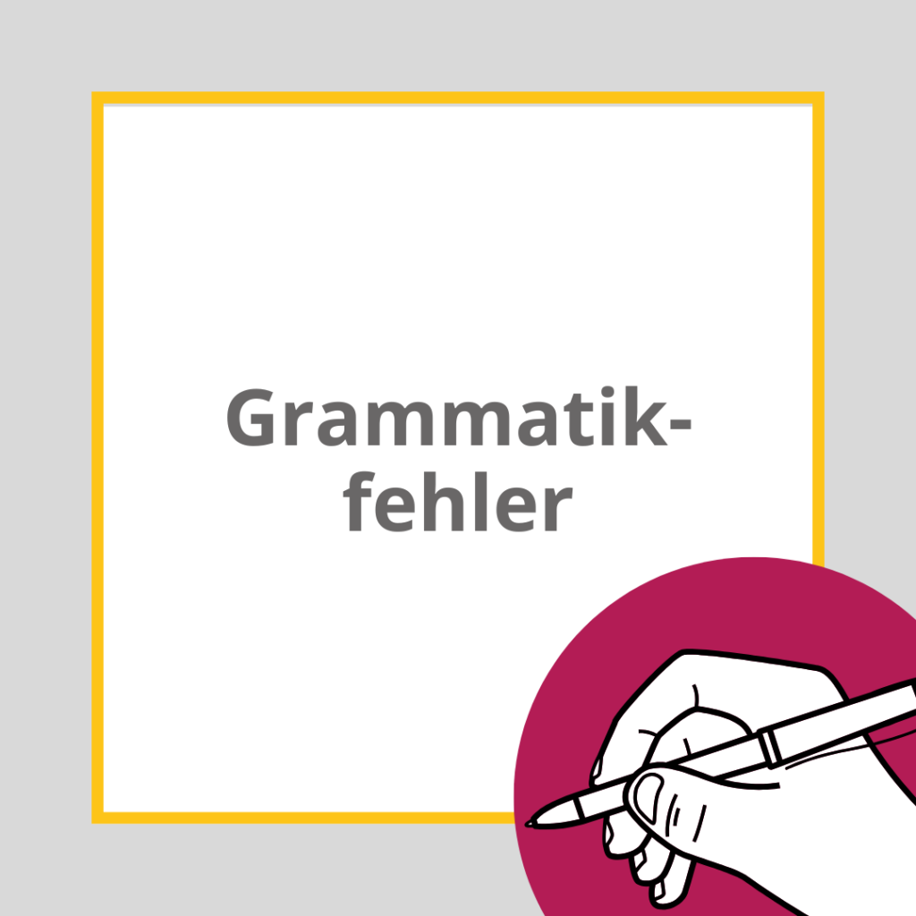 10 häufigste Grammatikfehler