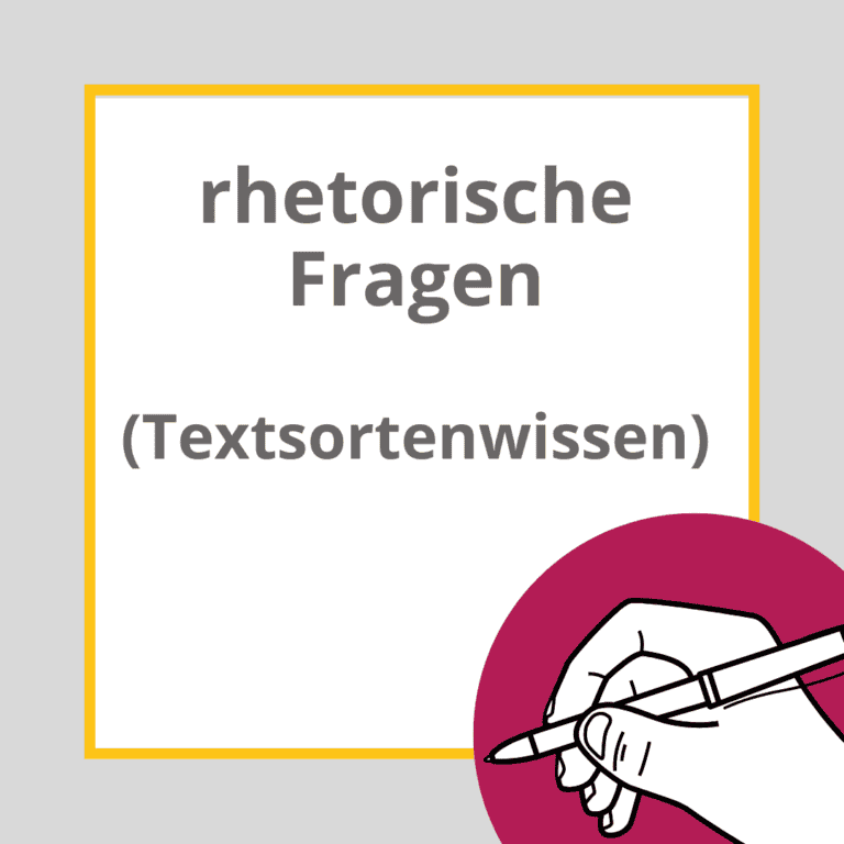 rhetorische Fragen Textsorten