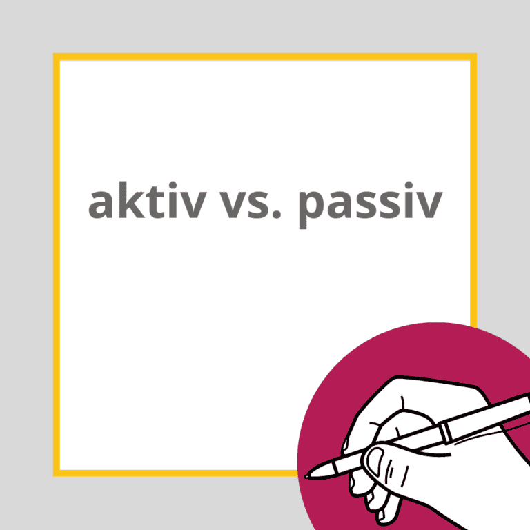 aktiv oder passiv?